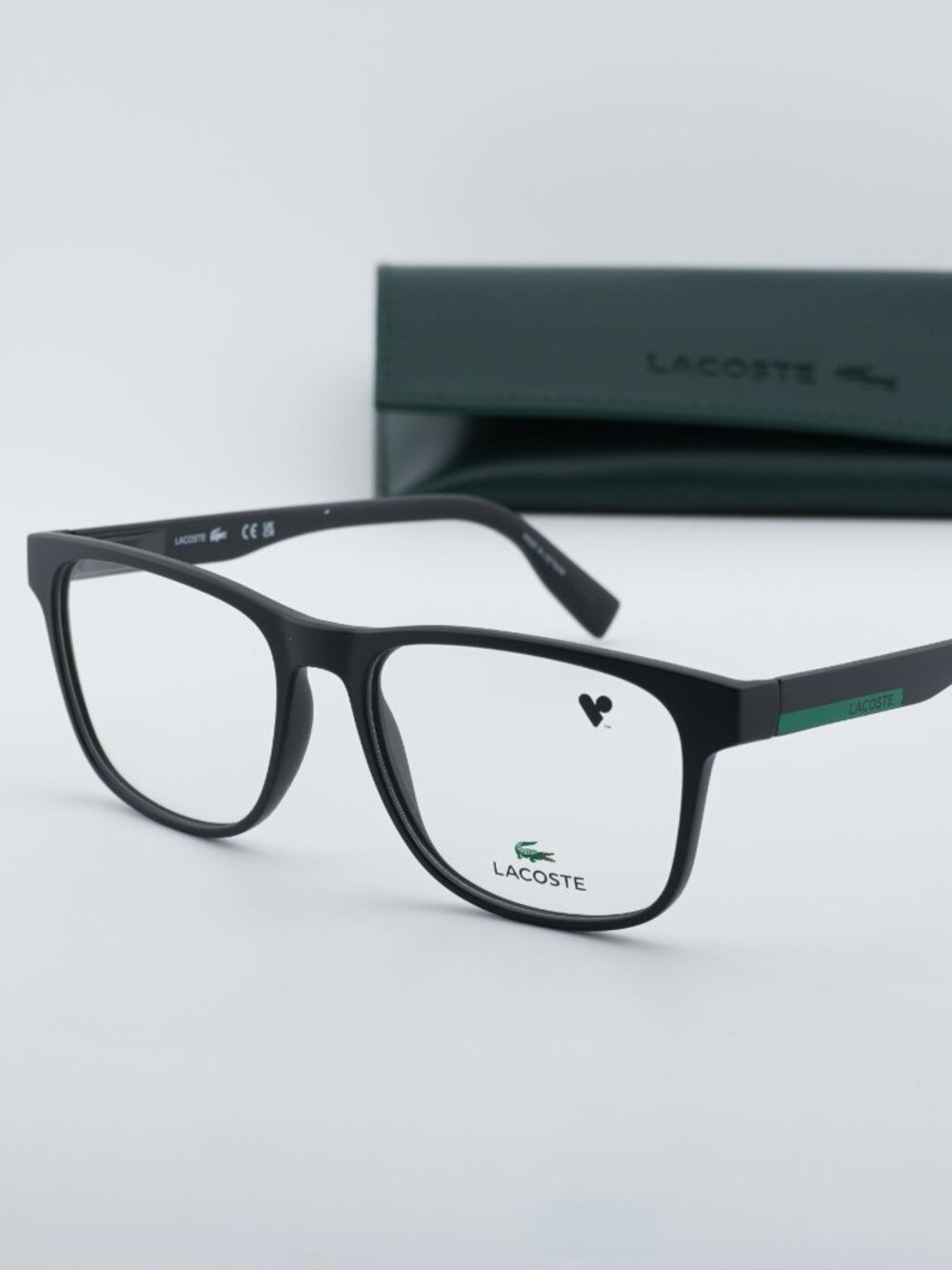 Lacoste L2898 N 002 Square Eyeglasses 56mm - Black
